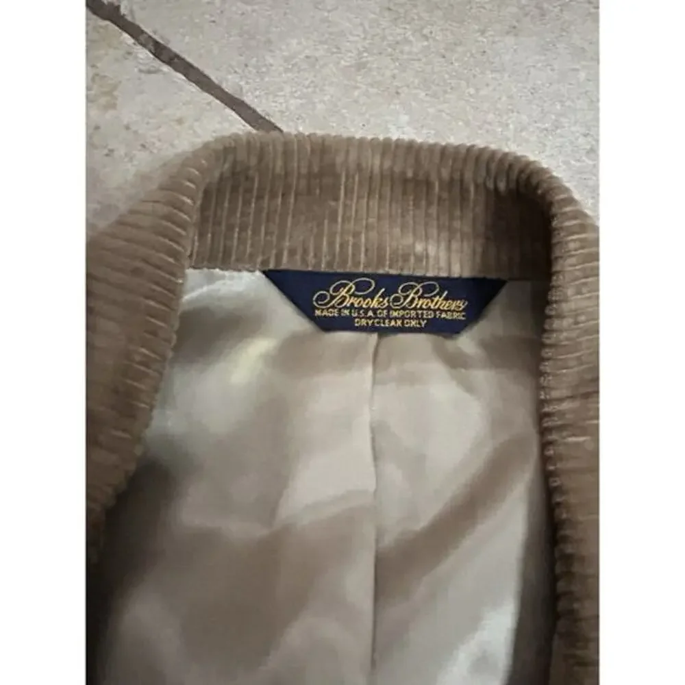 vintage brooks brothers‎ corduroy blazer Tan 41r